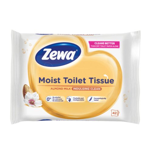 Zewa Nedves Toalettpapír Almond Milk